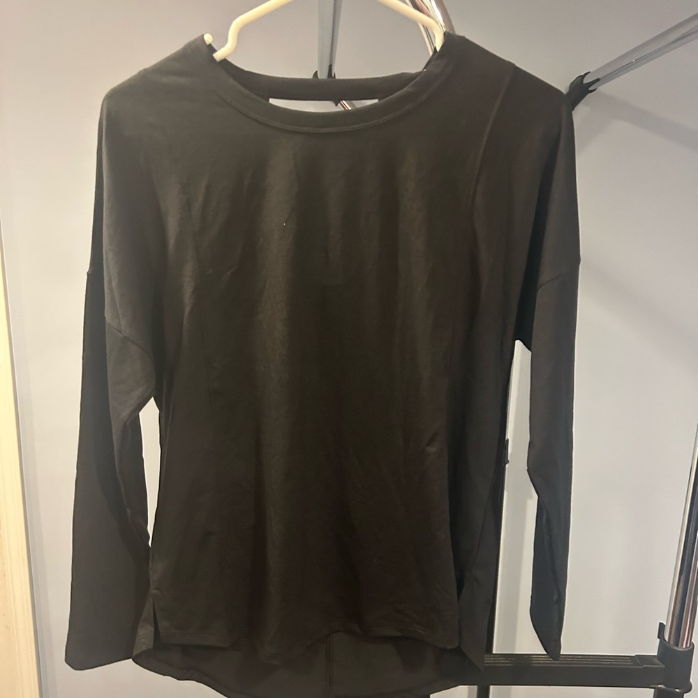 All In Motion  Black Long Sleeve Top.